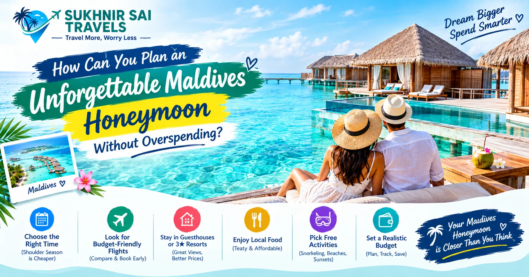 Maldives honeymoon package – overwater villa and beach resort options